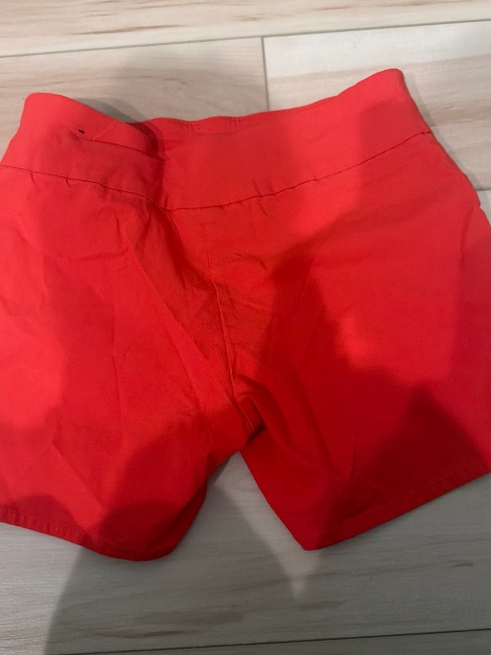 INC International Concepts Bright Red Athletic Stretch Shorts - Picture 3 of 3